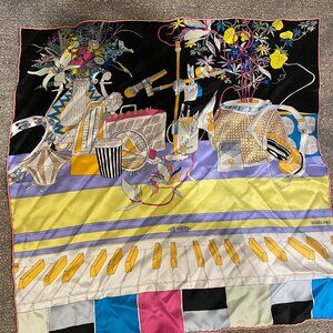 HERMES EN STUDIO SILK SCARF